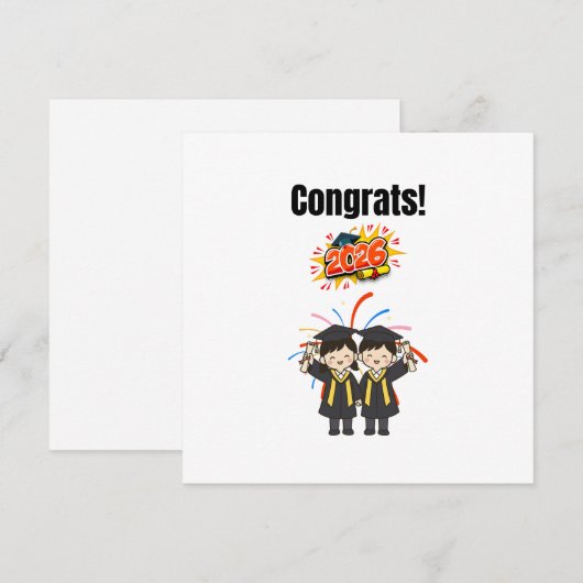 Class of 2026 Graduation Celebration シーズンカード (正面/裏面)
