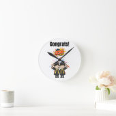 Class of 2026 Graduation Celebration ラウンド壁時計 (ホーム)