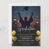 Class of 2026 Graduation Celebration Modern 案内状 (正面)