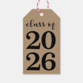 Class of 2026 Graduation Centerpiece Favor ギフトタグ (正面)