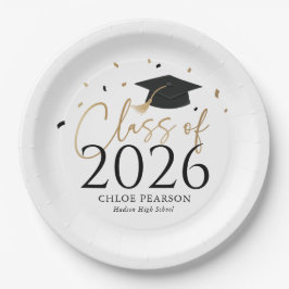 Class of 2026 Graduation Paper Plates ペーパープレート