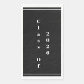 Class Of 2026 Graduation Party Black White (正面)