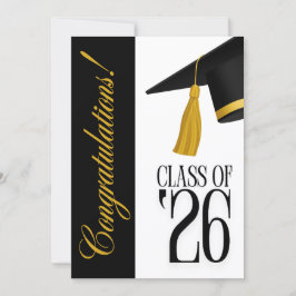 Class of 2026 Graduation Party Invitation 招待状