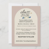 Class of 2026 Graduation Party Invitation Card | M 招待状 (正面)