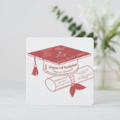 Class of 2026 Graduation Party Invitation | Doctor 招待状 (スタンド正面)