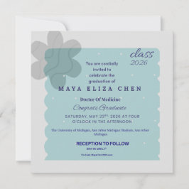 Class of 2026 Graduation Party Invitation | Modern 招待状