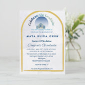 Class of 2026 Graduation Party Invitation | Purple 招待状 (スタンド正面)