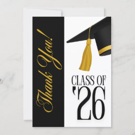 Class of 2026 Graduation Photo Thank You Card サンキューカード