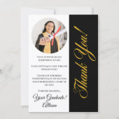 Class of 2026 Graduation Photo Thank You Card サンキューカード (裏面)