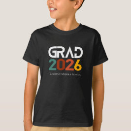 Class of 2026 Graduation Retro Vintage Minimalist Tシャツ