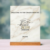 Class of 2026 Graduation / Señal de Mesa  アクリルサイン (ニュートラル)