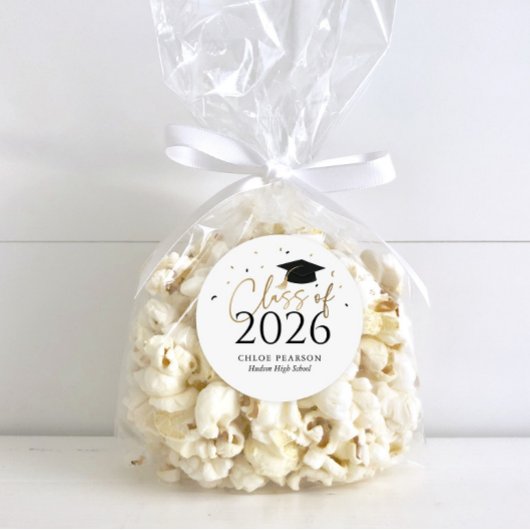 Class of 2026 Graduation Sticker ラウンドシール