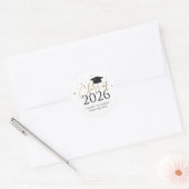 Class of 2026 Graduation Sticker ラウンドシール (封筒)