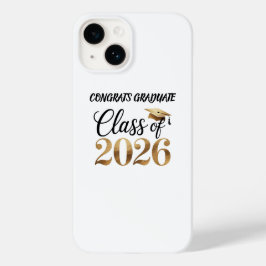 Class of 2026 Graduation T-Shirt Gift Case-Mate iPhone 14ケース