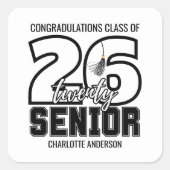 Class of 2026 Graduation Tassel  スクエアシール (正面)