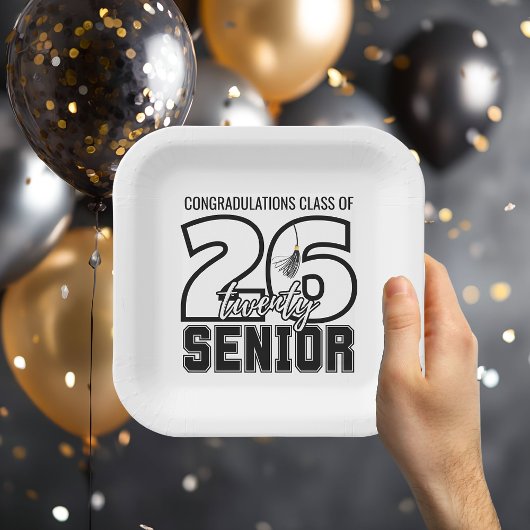 Class of 2026 Graduation Tassel ペーパープレート
