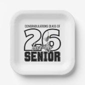 Class of 2026 Graduation Tassel ペーパープレート (正面)