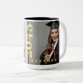 Class of 2026 graduation  Two-Tone coffee mug ツートーンマグカップ (正面右)