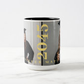 Class of 2026 graduation  Two-Tone coffee mug ツートーンマグカップ (中央)