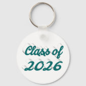 Class of 2026 green script  graduation  キーホルダー (正面)