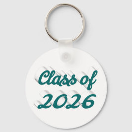 Class of 2026 green script  graduation  キーホルダー