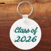 Class of 2026 green script  graduation  キーホルダー (裏面)
