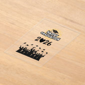 Class of 2026 Happy Graduation - Minimalist アクリル招待状 (レイダウン)
