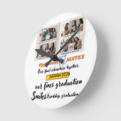 Class of 2026 Hygienist Mates| 歯科衛生士 ラウンド壁時計 (傾斜)