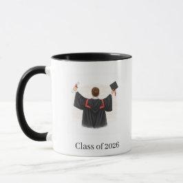 Class of 2026 Illustrated Graduation Mug マグカップ