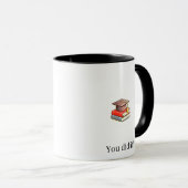 Class of 2026 Illustrated Graduation Mug マグカップ (正面右)