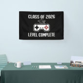 Class Of 2026 Level Complete Gaming Graduation 横断幕 (トレードショー)