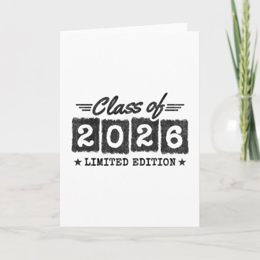 Class of 2026 Limited Edition Graduation Quote カード (正面)