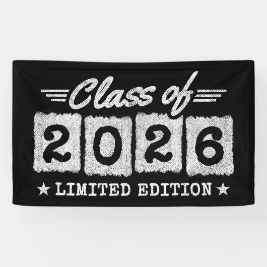 Class of 2026 Limited Edition Graduation Quote 横断幕 (横)