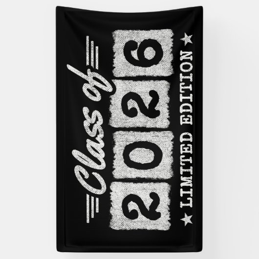 Class of 2026 Limited Edition Graduation Quote 横断幕 (縦)