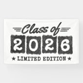 Class of 2026 Limited Edition Graduation Quote 横断幕 (横)