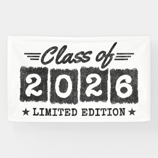 Class of 2026 Limited Edition Graduation Quote 横断幕 (横)