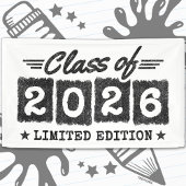 Class of 2026 Limited Edition Graduation Quote 横断幕