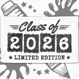 Class of 2026 Limited Edition Graduation Quote 横断幕