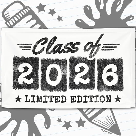 Class of 2026 Limited Edition Graduation Quote 横断幕