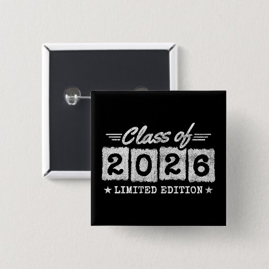 Class of 2026 Limited Edition Graduation Quote 缶バッジ (正面&裏面)