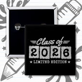 Class of 2026 Limited Edition Graduation Quote 缶バッジ