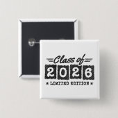 Class of 2026 Limited Edition Graduation Quote 缶バッジ (正面&裏面)
