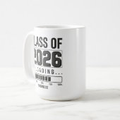 Class of 2026 Loading Mug | Graduation Coffee Mug  コーヒーマグカップ (正面左)