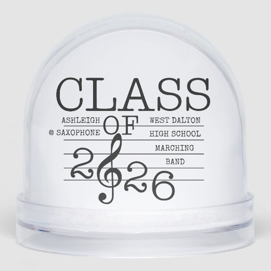 Class of 2026 Marching Band Graduate Inspirational (正面)