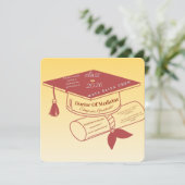 Class of 2026 Medical Graduation Invitation Custom 招待状 (スタンド正面)