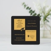  Class of 2026 Medical School Invite | Elegant Sq 招待状 (スタンド正面)