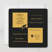  Class of 2026 Medical School Invite | Elegant Sq 招待状 (正面)
