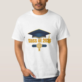 Class of 2026 – Modern Graduation Typography Tシャツ