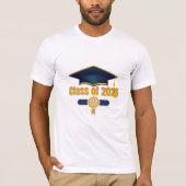 Class of 2026 – Modern Graduation Typography Tシャツ (正面)