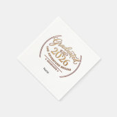 Class of 2026 Napkins ✨ The Adventure Begins スタンダードカクテルナプキン (角)